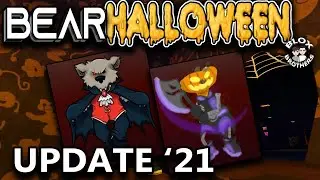 🎃NEW BADGE, SKINS and MORE | BEAR*  HALLOWEEN UPDATE*| Roblox | BEAR*  BEAR APLHA