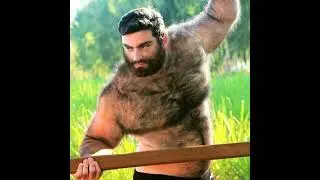 big hairy chest daddy😨