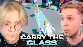 ДРЕЙК и СТИНТ ПЫТАЮТСЯ НЕ РАЗБИТЬ СТЕКЛО | Carry The Glass