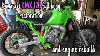 Kawasaki KMX 125 restoration | Engine rebuild | Test drive