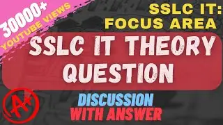 Sslc IT THEORY exam Sample question | വിഭാഗം 1: അനുയോജ്യമായ ഒരു ഉത്തരം തിരെഞ്ഞെടുകുക.