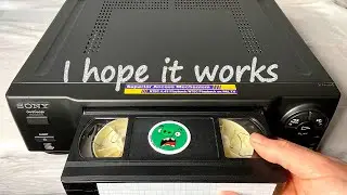 Stay Home Alone with a Sony VCR | VHS videotape - insert, rewind, eject, playback