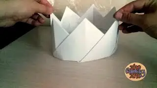 Как сделать корону из бумаги своими руками из А4?