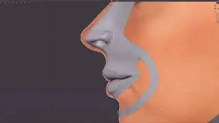 Modeling Progress 2: Mouth and Cheeks