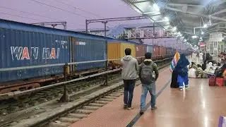 Early Morning Announcement of CSMT Nagercoil Express & Chennai express Train At Gulbarga(Kalaburagi)