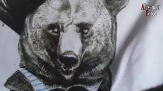Футболка Русский медведь с Aliexpress