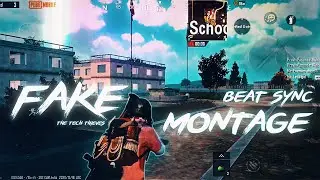 Best AR Beat Sync Ever 💙✨!! FAKE- The Tech Thieves !! PUBG Montage !! Mr SmX