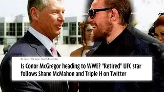 CONOR McMGREGOR SIGNING WITH WWE