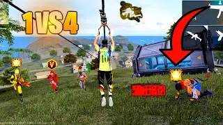 Free fire solo vs squad gameplay || How to free fire gameplay📲