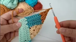 7 günde battaniye ör kolay tığişi örgü modeli Amazing crochet knitting #crochet #knitting