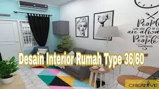 Desain Interior Rumah Type 36/60 yang rapi cara penataannya