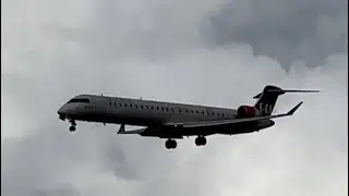 SAS MITSUBISHI  CRJ-900LR #landing #planespotting