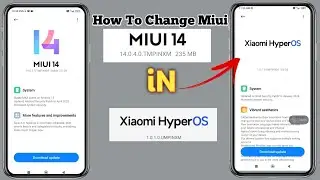 Miui 14 Change into Xiaomi HyperOs|| poco x5 xiaomi hyperos Update kaise kare||