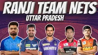 Ranji Trophy team Practice || Uttar Pradesh Ranji Team nets || Net session of UPCA