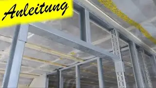 Trockenbauwand selber aufstellen