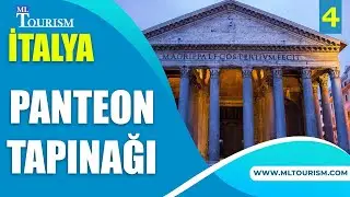 İtalya'nın turistik yerleri - Roma'daki Pantheon tapınağı