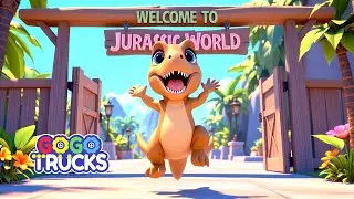 Welcome to Roar Goes the Dino! song + More Nursery Rhymes & Kids Songs - GoGotrucks
