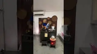 槟城临时卖炒麺档。。