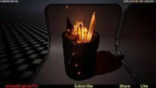 UE4 Niagara Fire Drum Place Effect | Unreal Engine Niagara | UE4 Niagara