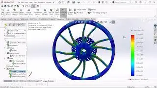 Solidworks tutorial for beginners | Solidworks simulation | simulation in Solidworks