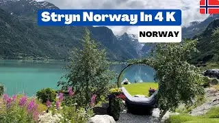 Stryn Norway 🇳🇴- July-2022- 4K60fps-HDR Walking Tour