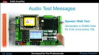 EA60 amplifier Audio Test Messages