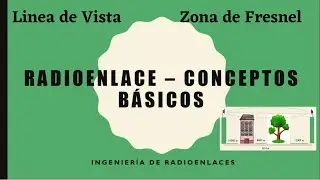 Radioenlace: línea de vista, zona de fresnel y conceptos básicos.