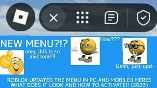 ROBLOX Updated Mobile Menu Showcase 2023