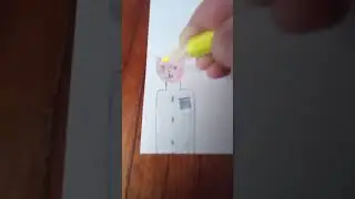 рисую огненные лапки часть1 клубничка