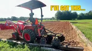 How to unstick a big trunk (or railroad tie) from the disc (and tractor)