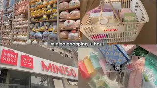 ✨miniso shopping +haul ✨|| shop w me🌷