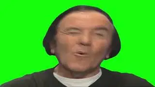 мем вау на зелёном фоне