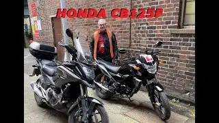 HONDA CB125F new rider tries off roading. $H*TS his pants at 3:14