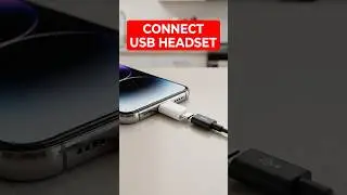 How to connect USB headphones to mobile #shorts