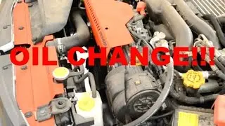 How to do an oil change!? (2013 Subaru WRX)