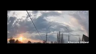 Sunset Timelapse Kherson Oblast 2024-03-19