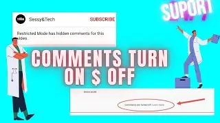 How To Block Comments On Youtube Video | How To Turn On$Off Youtube Comments