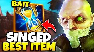 WHY ZHONYAS ON SINGED IS ACTUALLY BROKEN! (THE PERFECT BAIT TOOL)