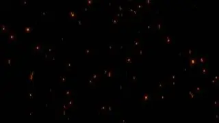 Fire sparks overlay footage