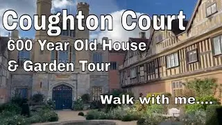 Coughton Court, Stately Home National Trust House & Gardens Walk Through to Gentle Music