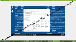 How to remove VM Task Manager 