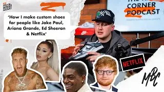 Making Custom Sneakers For Jake Paul, Ed Sheeran & Netflix - MattB Customs | Kicks Corner Podcast