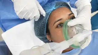 Brave Girl going under Anesthesia