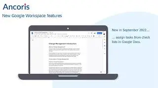 Assign tasks from checklists in Google Docs