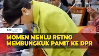 Momen Menlu Retno Membungkuk Pamir ke DPR, Titip Perjuangan Bangsa Palestina