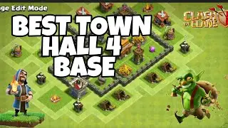 BEST ULTIMATE TH4 BASE TROPHY [defense] Base 2021!! Town hall 4 Base design - Clash of Clans
