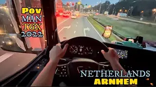 #144 🇳🇱 Pov Night Truck Driving Netherlands Roads