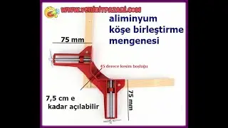 90 derece açı kelepçesi köşe birleştirme sıkma mengenesi gönye mengene kelepçe tutucu