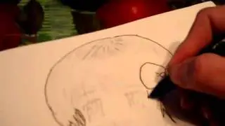 ME DRAWING  ANIME GIRL