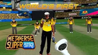 My Cricket Team in MetaVerse - IB Cricket 2024 Star Edition VR Cricket league Meta Quest 2